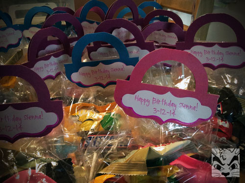 Goody Bags for her class party!